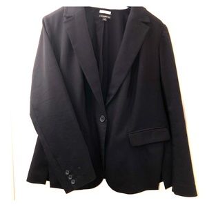 Plus Size Black Lane Bryant Blazer